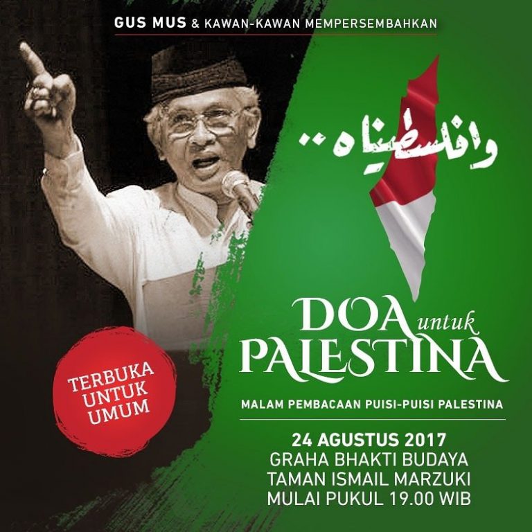 Dari Gus Dur ke Gus Mus untuk Perdamaian Palestina