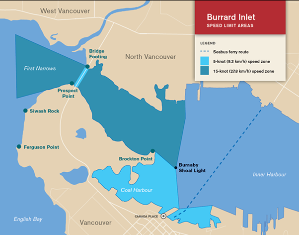 geotimes - Seaplane Base Management at Vancouver Harbor Flight Centre. Lessons Learned from Canada - Speed restrictions in Coal Harbor and First Narrows Traffic Control Zone