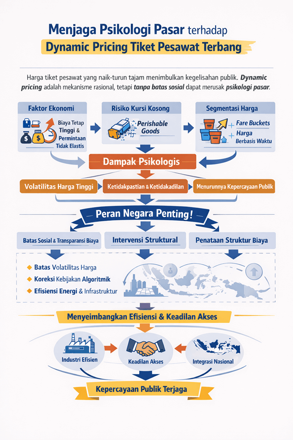 geotimes - Menjaga Psikologi Pasar terhadap Dynamic Pricing Tiket Pesawat Terbang