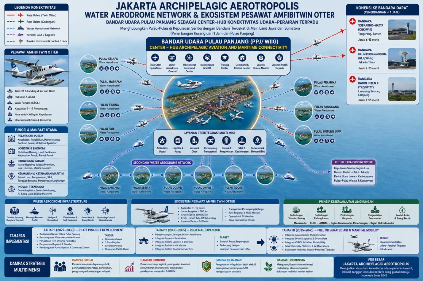 geotimes - Transformasi Kepulauan Seribu sebagai Pusat Konektivitas Udara–Perairan, Ekonomi Biru, dan Pelayanan Publik Berkelanjutan